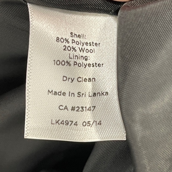 Talbots Woman Classic Plaid Skirt Wool Blend Black Tan Career Workwear Size 16W - Picture 4 of 7